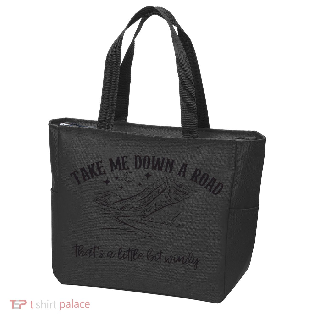 Take Me Down A Road Zip Tote Bag