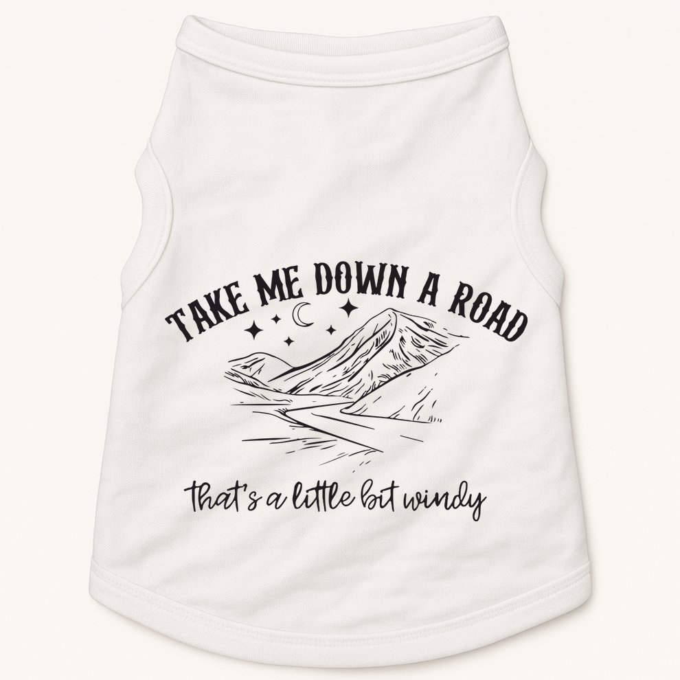 Take Me Down A Road Doggie Tank