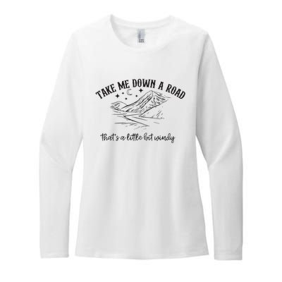 Take Me Down A Road Womens CVC Long Sleeve Shirt