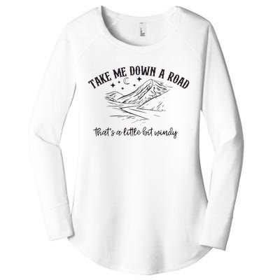 Take Me Down A Road Women's Perfect Tri Tunic Long Sleeve Shirt