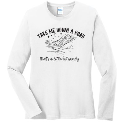 Take Me Down A Road Ladies Long Sleeve Shirt