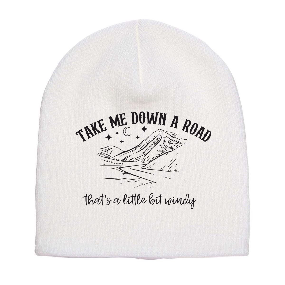 Take Me Down A Road Short Acrylic Beanie