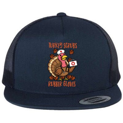 Thanksgiving Medical Doctor Nursing Nurse Gift Flat Bill Trucker Hat