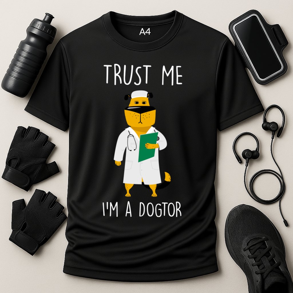 Trust Me IM A Dogtor Performance Shirt