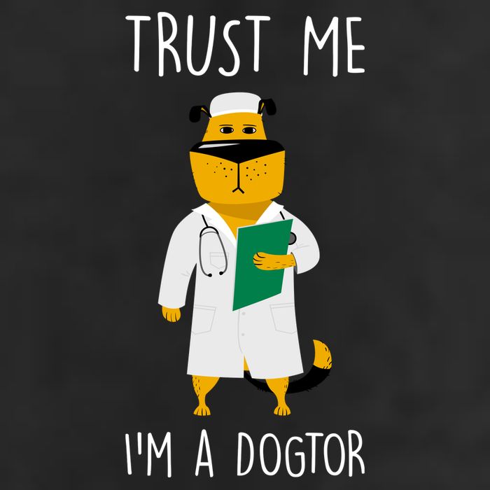 Trust Me IM A Dogtor Golf Towel
