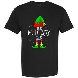 The Military Elf Group Matching Family Christmas Garment-Dyed Heavyweight T-Shirt