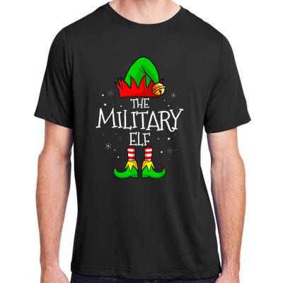 The Military Elf Group Matching Family Christmas Adult ChromaSoft Performance T-Shirt