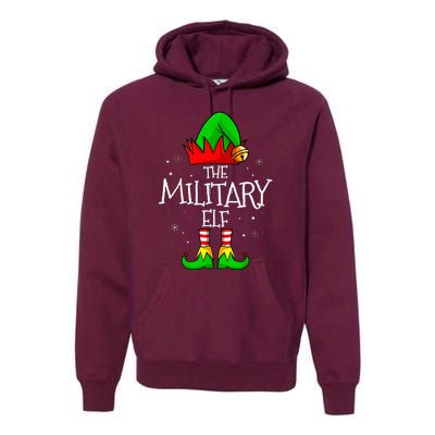 The Military Elf Group Matching Family Christmas Premium Hoodie