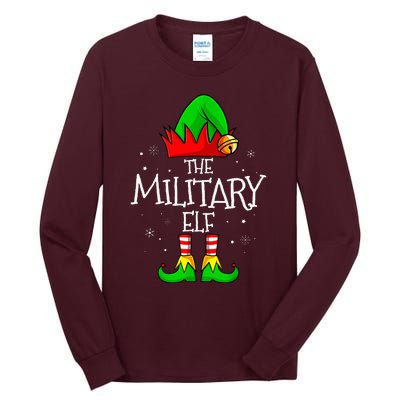 The Military Elf Group Matching Family Christmas Tall Long Sleeve T-Shirt