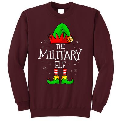 The Military Elf Group Matching Family Christmas Tall Sweatshirt