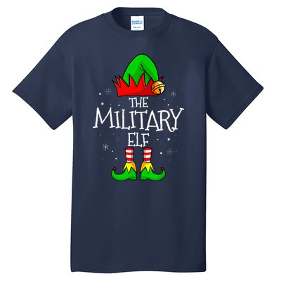 The Military Elf Group Matching Family Christmas Tall T-Shirt