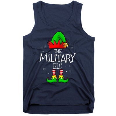 The Military Elf Group Matching Family Christmas Tank Top