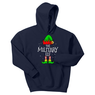 The Military Elf Group Matching Family Christmas Kids Hoodie