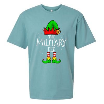 The Military Elf Group Matching Family Christmas Sueded Cloud Jersey T-Shirt