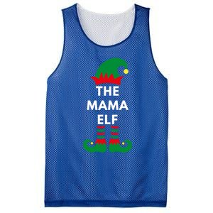 The Mama Elf Christmas Elves Santa Matching Family Gift Mesh Reversible Basketball Jersey Tank