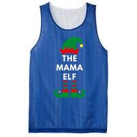 The Mama Elf Christmas Elves Santa Matching Family Gift Mesh Reversible Basketball Jersey Tank