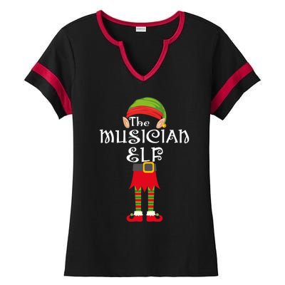 The Musician Elf Ladies Halftime Notch Neck Tee