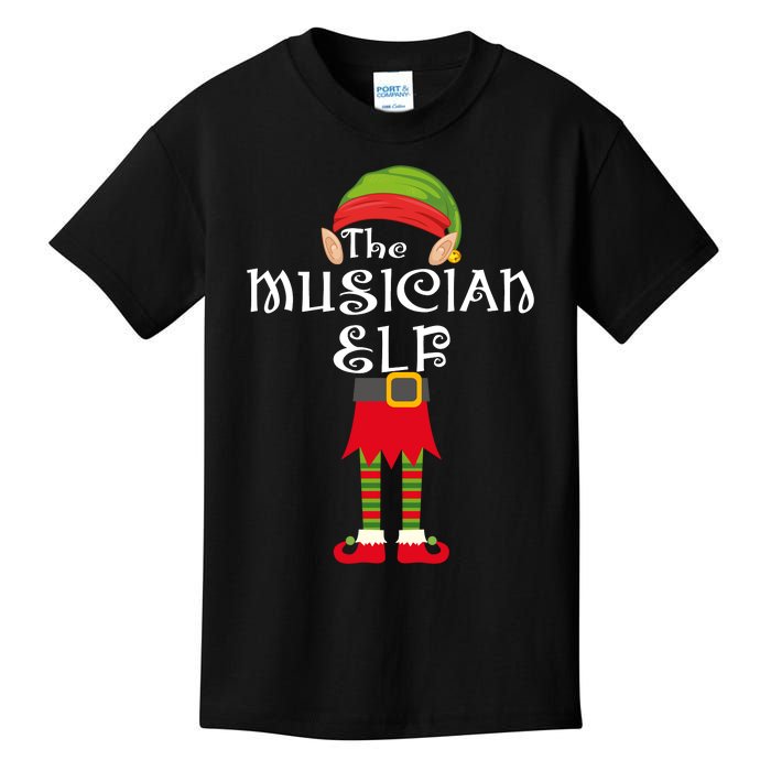 The Musician Elf Kids T-Shirt