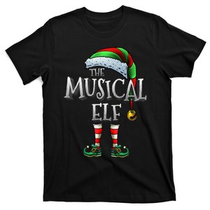 The Musical Elf  Matching Family Musical Christmas Elf T-Shirt