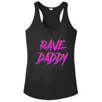 Techno Music Edm Party Raver Festival Rave Daddy Ladies PosiCharge Competitor Racerback Tank