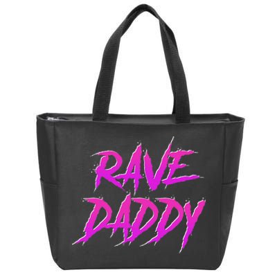 Techno Music Edm Party Raver Festival Rave Daddy Zip Tote Bag