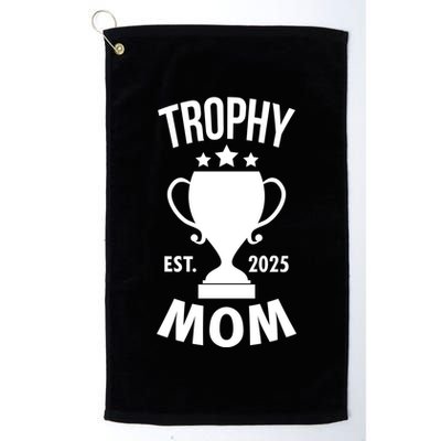 Trophy Mom Est 2025 Golf Towel