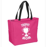 Trophy Mom Est 2025 Zip Tote Bag