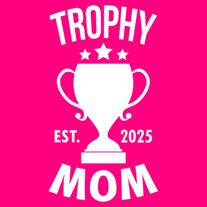 Trophy Mom Est 2025 Zip Tote Bag