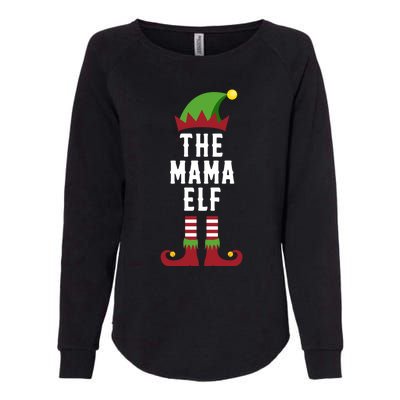 The Mama Elf Christmas Funny Gift For Mom Mum Or Mother Cute Gift Womens California Wash Sweatshirt