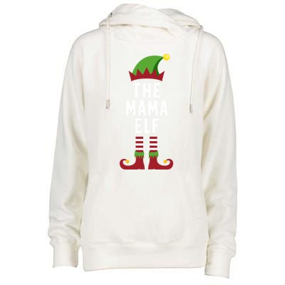 The Mama Elf Christmas Funny Gift For Mom Mum Or Mother Cute Gift Womens Funnel Neck Pullover Hood