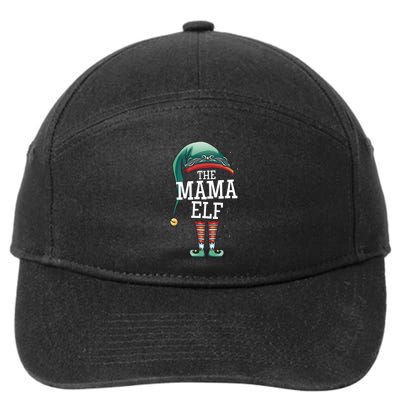 The Mama Elf Christmas Outfit For Mum Elf And Mother Great Gift 7-Panel Snapback Hat