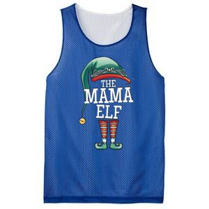 The Mama Elf Christmas Outfit For Mum Elf And Mother Great Gift Mesh Reversible Basketball Jersey Tank