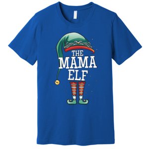 The Mama Elf Christmas Outfit For Mum Elf And Mother Great Gift Premium T-Shirt