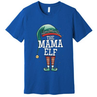 The Mama Elf Christmas Outfit For Mum Elf And Mother Great Gift Premium T-Shirt