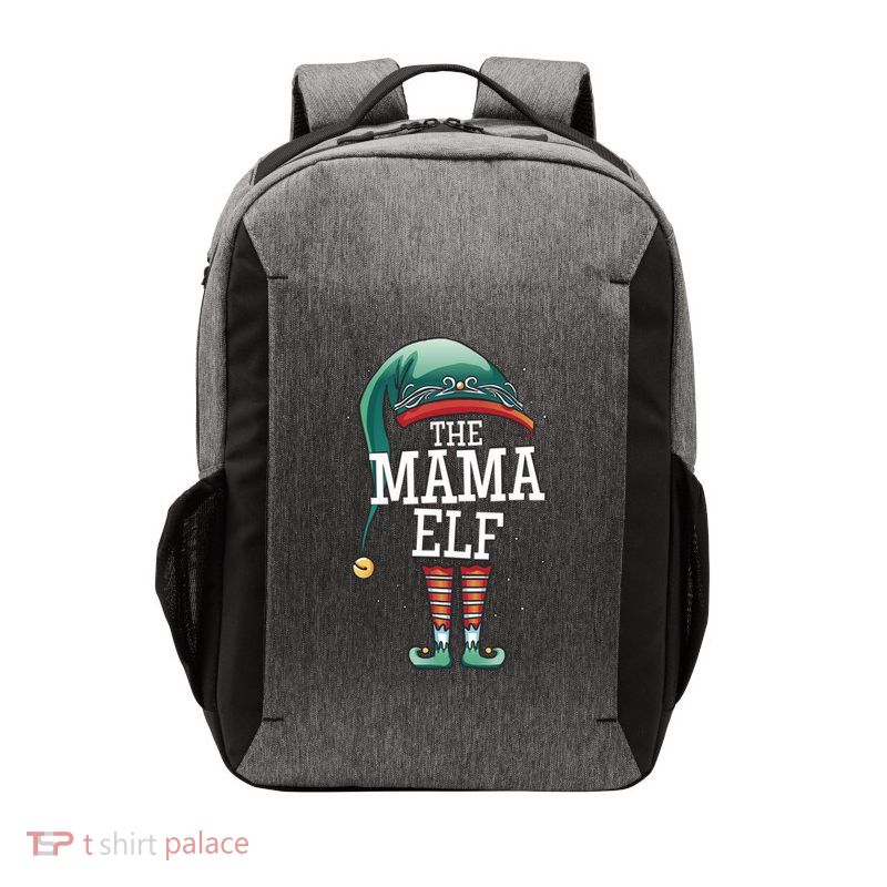 The Mama Elf Christmas Outfit For Mum Elf And Mother Great Gift Vector Backpack
