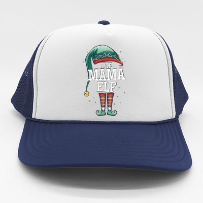 The Mama Elf Christmas Outfit For Mum Elf And Mother Great Gift Trucker Hat