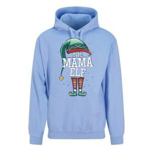 The Mama Elf Christmas Outfit For Mum Elf And Mother Great Gift Unisex Surf Hoodie