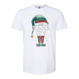 The Mama Elf Christmas Outfit For Mum Elf And Mother Great Gift Softstyle CVC T-Shirt