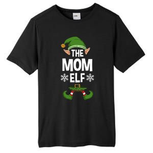 The Mom Elf Party Family Group Matching Mother Xmas Mum Funny Gift Tall Fusion ChromaSoft Performance T-Shirt