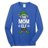 The Mom Elf Party Family Group Matching Mother Xmas Mum Funny Gift Tall Long Sleeve T-Shirt