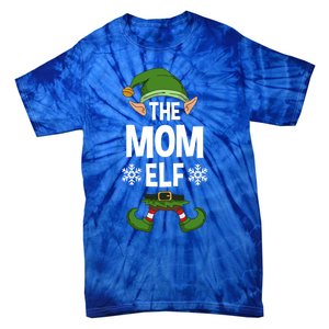 The Mom Elf Party Family Group Matching Mother Xmas Mum Funny Gift Tie-Dye T-Shirt