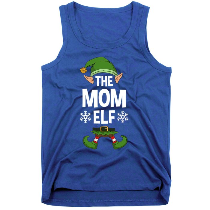 The Mom Elf Party Family Group Matching Mother Xmas Mum Funny Gift Tank Top