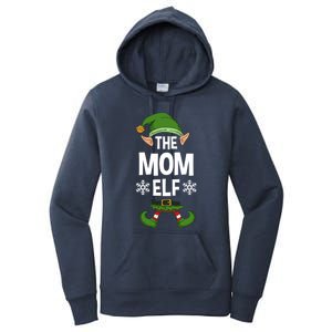 The Mom Elf Party Family Group Matching Mother Xmas Mum Funny Gift Women's Pullover Hoodie