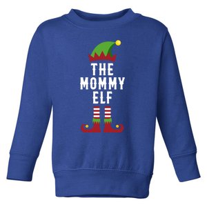 The Mommy Elf Christmas Funny Gift For Mom Mum Or Mother Gift Toddler Sweatshirt