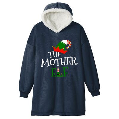 The Mother Elf Family Matching Group Gift Christmas Costume Gift Hooded Wearable Blanket