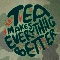 Tea Makes Everything Better Legacy Tie Dye Trucker Hat