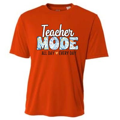 Teacher Mode Everyday Cooling Performance Crew T-Shirt