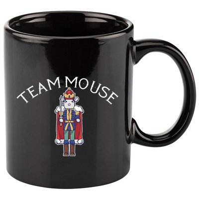 Team Mouse! Fun Nutcracker Christmas Ballet Meme 11oz C Handle Ceramic Mug