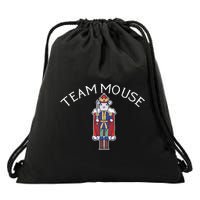 Team Mouse! Fun Nutcracker Christmas Ballet Meme Drawstring Bag