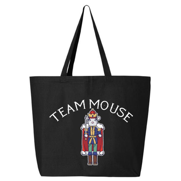Team Mouse! Fun Nutcracker Christmas Ballet Meme 25L Jumbo Tote